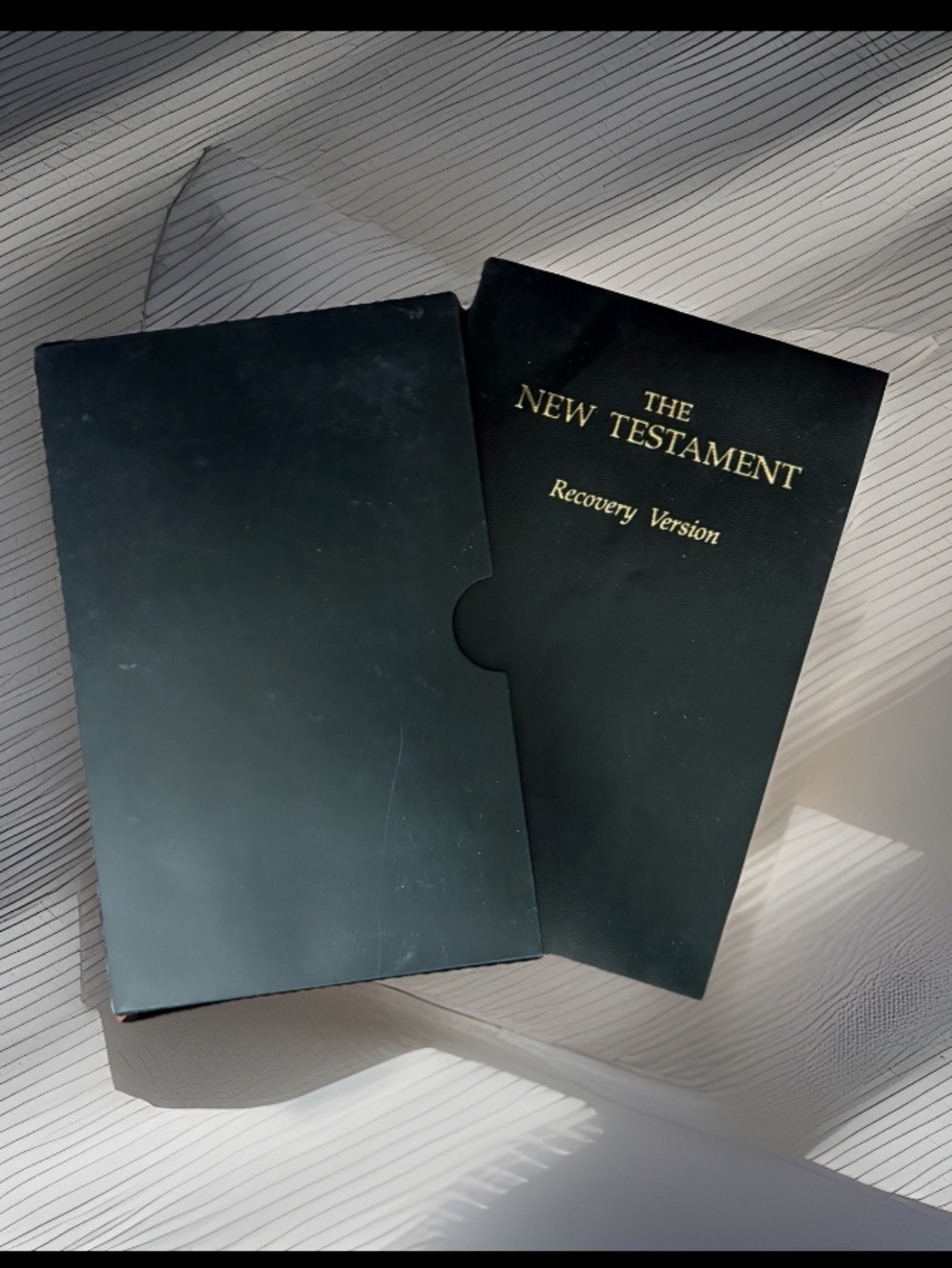 Black  softcover edition of The New Testament Recovery Version